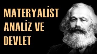 Marksist Felsefeye Giriş Materyalist Analiz ve Devlet [upl. by Tilla]