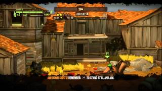 Shoot Many Robots  Gameplay Xbox 360 Live Arcade HD [upl. by Johanan]