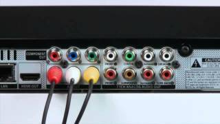 Connecting your TV using a Composite or AV cable [upl. by Redlac]