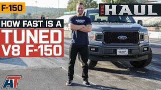 How Fast Is A Tuned Bolt On V8 F150  Coyote Powered F150 Takes on the Strip amp Dyno  The Haul [upl. by Reyotal]