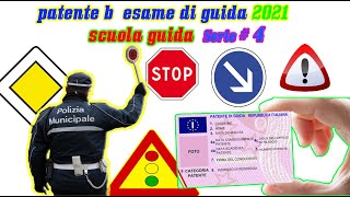 esame di guida 2021 patente b scuola guida Serie4 [upl. by Erdei514]