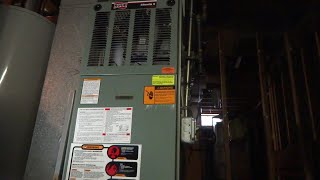 RUUD GAS FURNACE NOT HEATING HOME SERVICE CALL [upl. by Sadye]