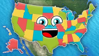 United States US Physical Geography for Students Parts 12 and 3  Instructomania History Channel [upl. by Neelehtak]