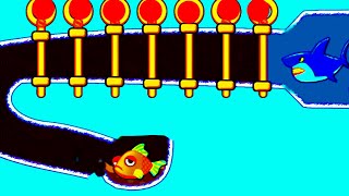 save the fish  pull the pin level android game save fish pull the pin  Mobile Game [upl. by Dnalram]