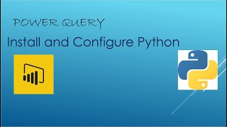 install and configure Python for power BI [upl. by Notgnimer]