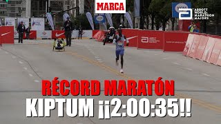 Kiptum destroza el récord del mundo de maratón en Chicago ¡¡20035 I MARCA [upl. by Bose]