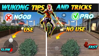 FREE FIRE WUKONG TIPS AND TRICKS  WUKONG FAST MOMENT TIPS AND TRICKS  NEW TRICK WUKONG FF 🔥🔥 [upl. by Catrina]