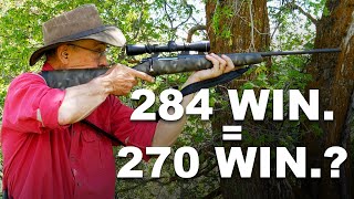 Recoil and Trajectory in 6 Ultra Light Arms 284 Win Matches 270 Winchester [upl. by Yelyac]