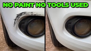 How to Remove Scratches From A Car Without Using Paint or Tools  English [upl. by Venetia74]