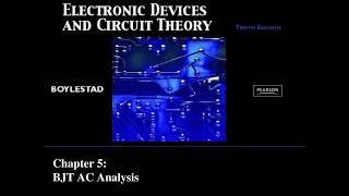 SUMMARY Electronic Devices and Circuit Theory Chapter 5 BJT AC Analysis [upl. by Lory]