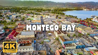 Montego Bay city Jamaica 🇯🇲  4K Drone Footage [upl. by Lovash30]