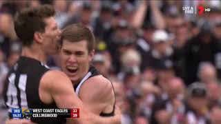 2018 AFL Grand Final West Coast Eagles Vs Collingwood Magpies Highlights [upl. by Drhcir]