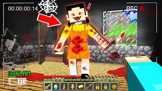 ¡ENCONTRÉ a la NIÑA DEL JUEGO DEL CALAMAR en MINECRAFT a las 300 AM 😨 [upl. by Tidwell]