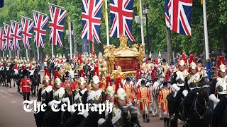 Queens Platinum Jubilee Pageant in full Gold State Coach takes centre stage in grand finale [upl. by Elisee]