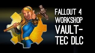 Fallout 4 VaultTec Workshop DLC Trailer  Fallout 4 VaultTec DLC Gameplay [upl. by Ahsinwad]