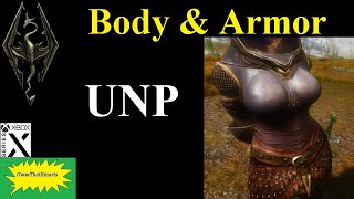 Skyrim mods  Body amp Armor UNP [upl. by Patrica]