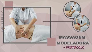 MASSAGEM MODELADORA  PROTOCOLO ABDÔMEN [upl. by Nofets]