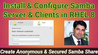 Install amp Configure Samba in Linux  Secured amp Public Samba SMB Share Configuration in RHEL 8 [upl. by Annahael]