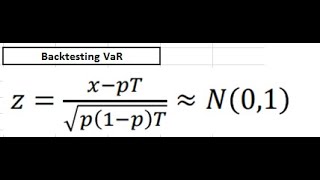 Backtesting VaR Value at Risk [upl. by Naget]