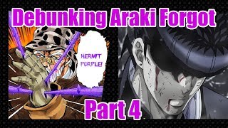 Debunking Araki Forgot Part 4  Diamond Is Unbreakable [upl. by Eerok]