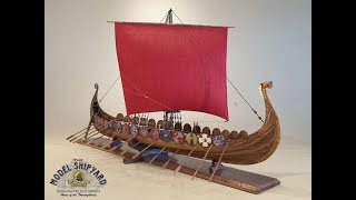 Oseberg Viking Longboat Model Ship [upl. by Anesusa703]