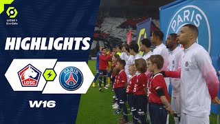 LOSC LILLE  PARIS SAINTGERMAIN 1  1  Highlights  LOSC  PSG  20232024 [upl. by Aerbma271]