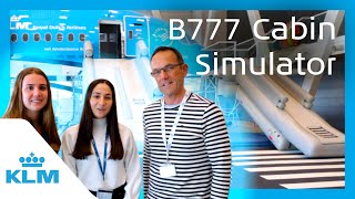 B777 Cabin Simulator  Intern On A Mission  KLM [upl. by Olivette181]