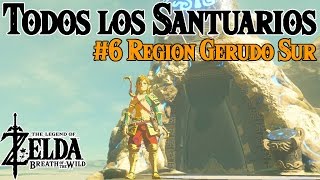 Todos los Santuarios de Zelda Breath of the Wild 6  Region Gerudo Sur [upl. by Vidal]