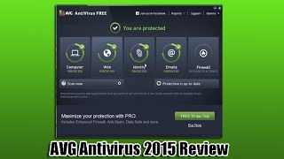 Free AVG Antivirus 2015 Review [upl. by Farleigh]