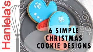 HOW TO DECORATE SIMPLE CHRISTMAS COOKIES [upl. by Teresa]