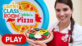 Lets Play Caities Pizza  Caities Classroom  Pretend Play For Kids [upl. by Dardani70]