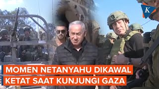 Netanyahu Kunjungi Gaza Pakai Rompi Anti Peluru dan Dikawal Ketat Tentara Bersenjata [upl. by Ahsiuqat]