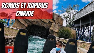 Romus et Rapidus Onride  Parc Astérix [upl. by Ellehcyt]