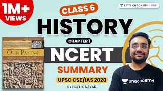 L1 Chapter 1  Class 6 History NCERT Summary  UPSC CSEIAS 2020  Pratik Nayak [upl. by Nylehtak]