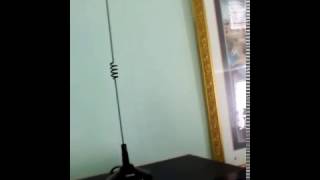 Pro2035 Scanner RadioShack old school and Tram 1185 antenna magnetic mount indoors [upl. by Aenal]