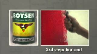 Painting It Easy With BOYSEN Acrytex [upl. by Anuahsed989]