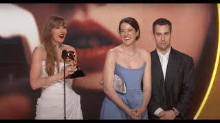 TAYLOR SWIFT Wins Album Of The Year For MIDNIGHTS  2024 GRAMMYs Acceptance Speech [upl. by Sabu681]