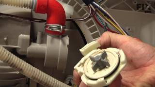 Kenmore Dishwasher Repair – How to replace the Drain Pump 60Hz 120V [upl. by Marie-Ann795]