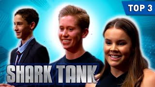 Top 3 Young Entrepreneurs  Shark Tank AUS [upl. by Keisling]