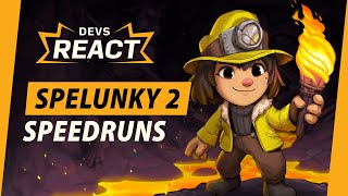 Spelunky 2 Developers React to Multiple Speedruns [upl. by Rentsch]