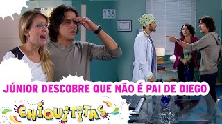 Júnior descobre que não é pai de Diego l Chiquititas [upl. by Nohtahoj856]