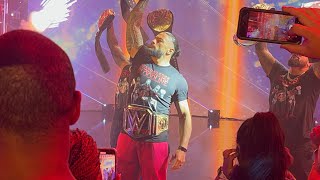 Roman Reigns Entrance From WWE Smackdown 8522 [upl. by Nibaj]