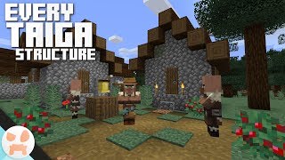 EVERY NEW TAIGA VILLAGE STRUCTURE [upl. by Crescantia]