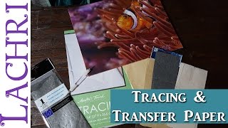 How to use tracing and transfer paper  acrylic painting tips w Lachri [upl. by Barnum620]