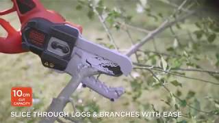 Black amp Decker Alligator TrimmerChain Saw  Product Review [upl. by Ymeraj374]