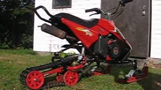 80cc Super Snow FOX mini Snowmobile [upl. by Graehl]