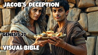 STORY IN THE BIBLE  Jacobs Deception Genesis 27 biblestory visualbible [upl. by Ailasor]