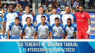 CD Tenerife  Así transcurrió el debut del CD Tenerife B en la nueva campaña 2324 en Tercera RFEF [upl. by Skiest]