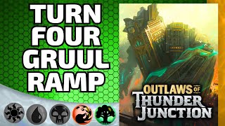 🔴🟢Gruul Ramp is Fast And Hard To Beat  MTG Arena Standard Gameplay Deck Tech [upl. by Erdrich]