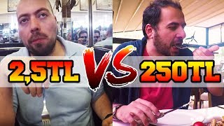 25 TL VS 250 TLlik Öğle Yemeği [upl. by Lenssen]